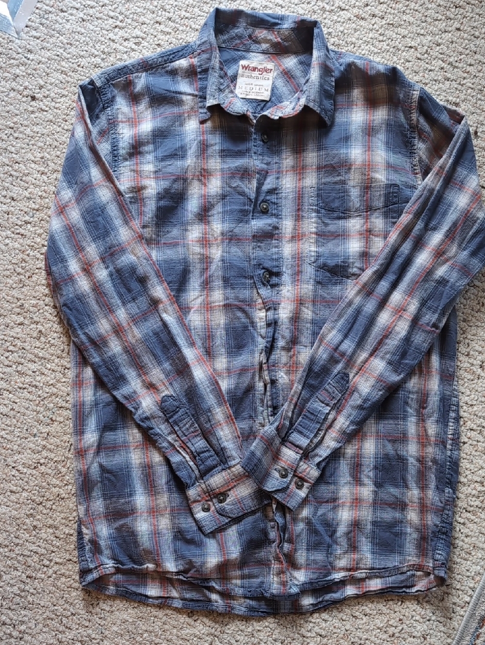 Men's Casual Wrangler Button Down Shirt